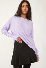 Free People We The Free Arden Tee - Grape Jelly
