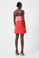 French Connection Whisper Colorblock Cutout Dress