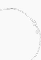 Gorjana Kara Padlock Charm Necklace - Silver