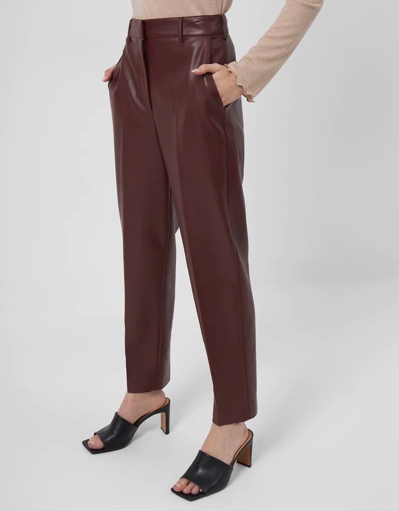 French Connection Crolenda PU Tapered Trouser