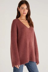 Z Supply Weekender Sweater - Mulberry