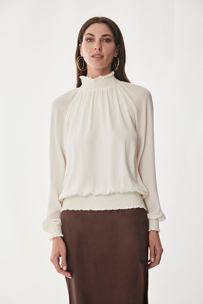 blouse turtleneck