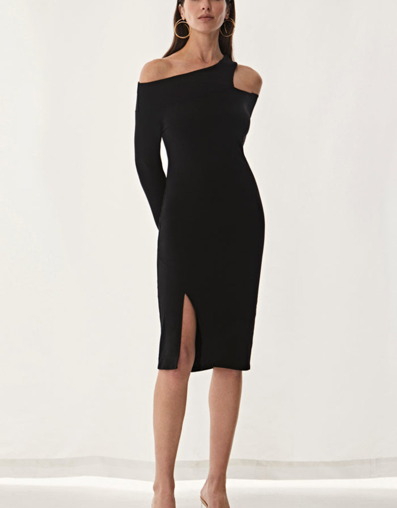 Krisa Asymmetrical Cutout Dress