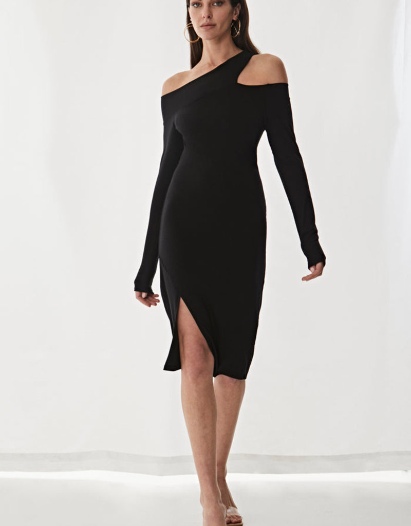 Krisa Asymmetrical Cutout Dress