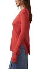 Free People Fresh and Clean Long Sleeve - Spiced Brandy
