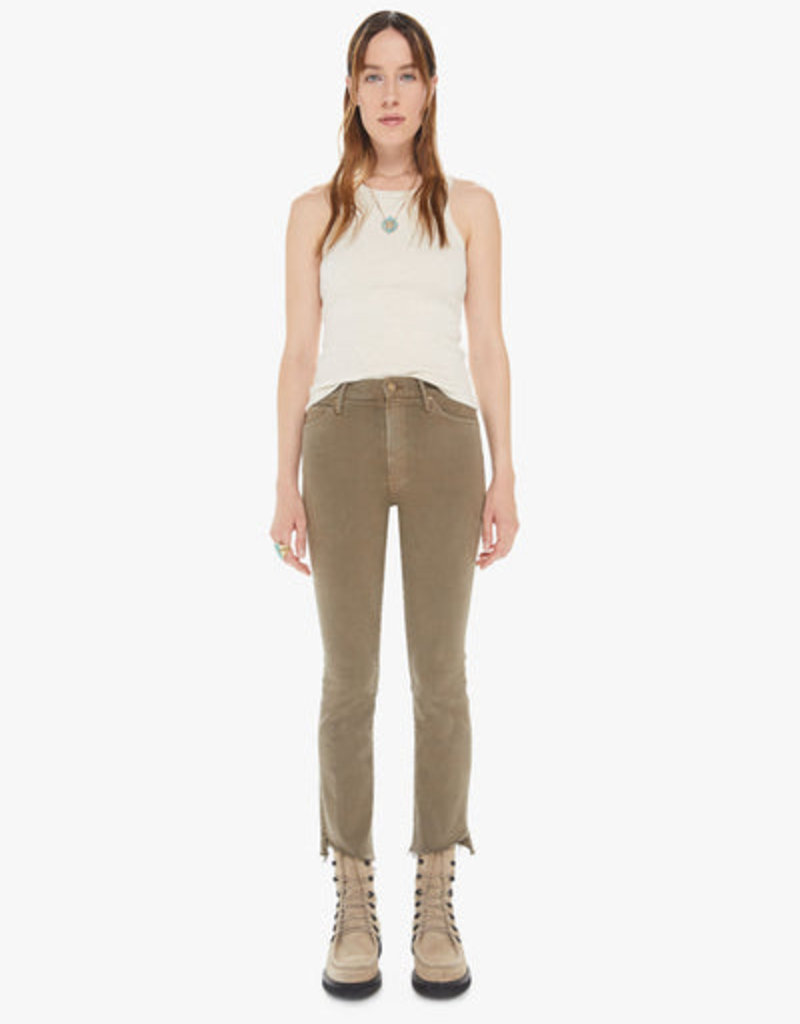 Mother High Waisted Rascal Ankle Step Fray - Capers
