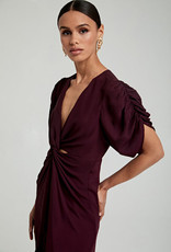 Krisa Twist Front Cutout Dress - Baron