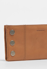 Hammitt 110 North Leather Wallet - Almond Tan/Silver