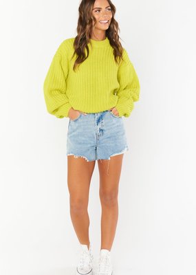 Show Me Your Mumu Bailey Sweater - Lime