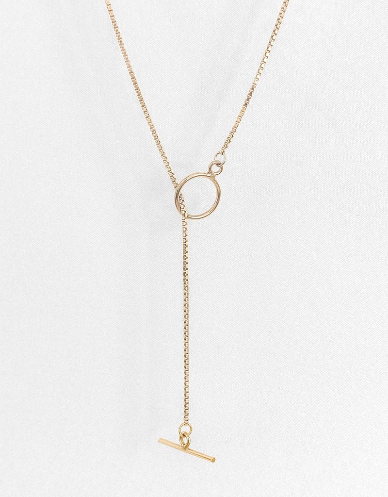 Thatch Solange Box Chain Lariat Necklace