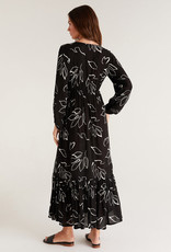 Z Supply Celina Abstract Floral Dress - Black