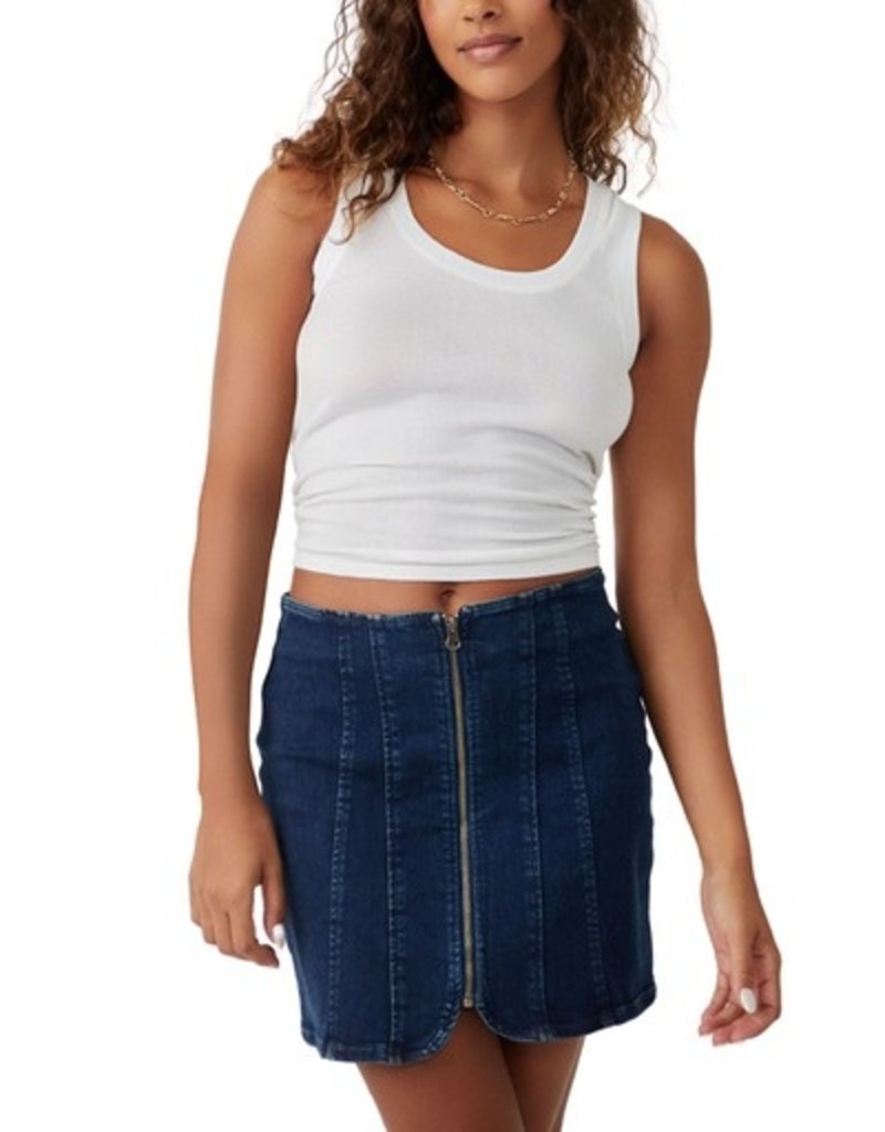 海外販売× フリーピープル レディース スカート ボトムス Layla Denim Miniskirt | amanfish.com