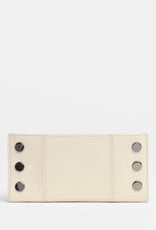 Hammitt 110 110 North Leather Wallet - Alabaster Glaze/Gunmetal