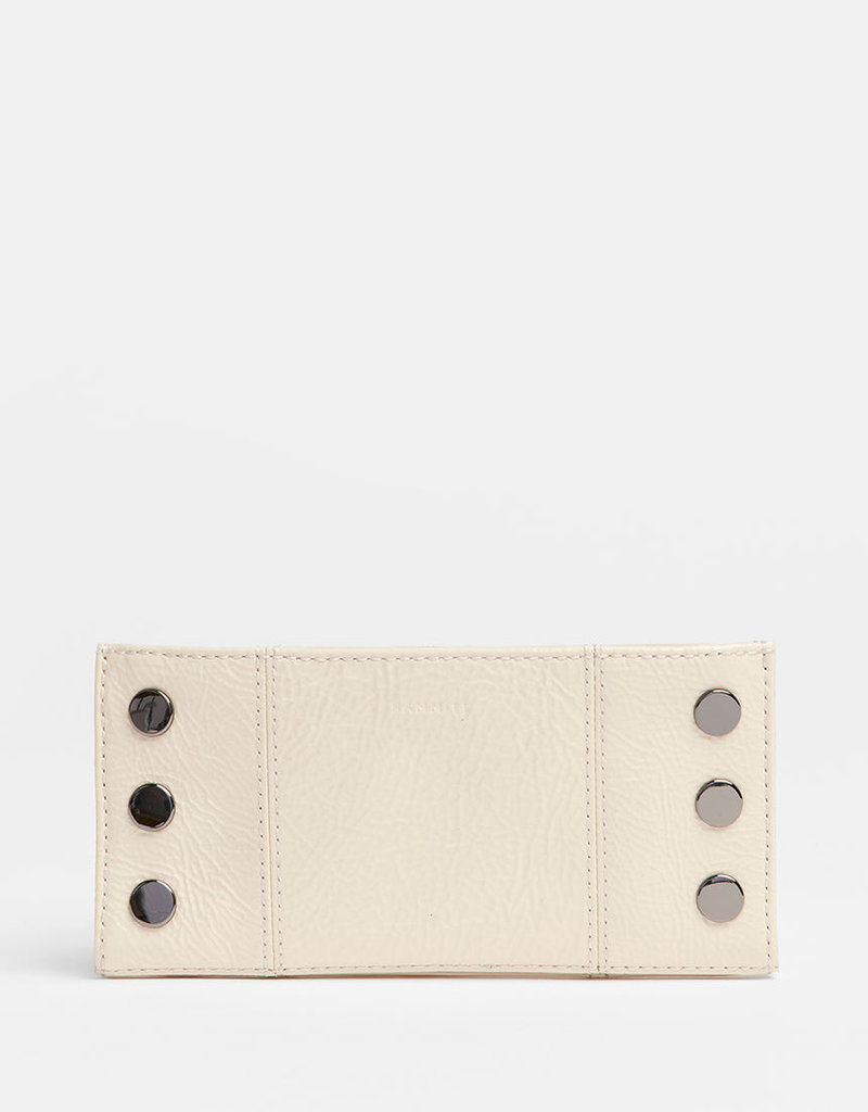 Hammitt 110 110 North Leather Wallet - Alabaster Glaze/Gunmetal