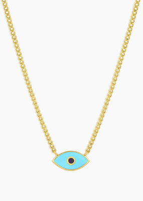 Gorjana Evil Eye Prism Necklace