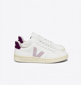 Veja V-12 Sneaker - Extra White/Parm/Magenta