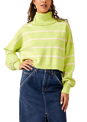 Free People Paulie Sweater - Lemonade Combo