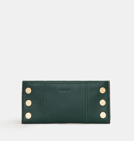 Hammitt 110 North Leather Wallet - Grove Green/Brushed Gold
