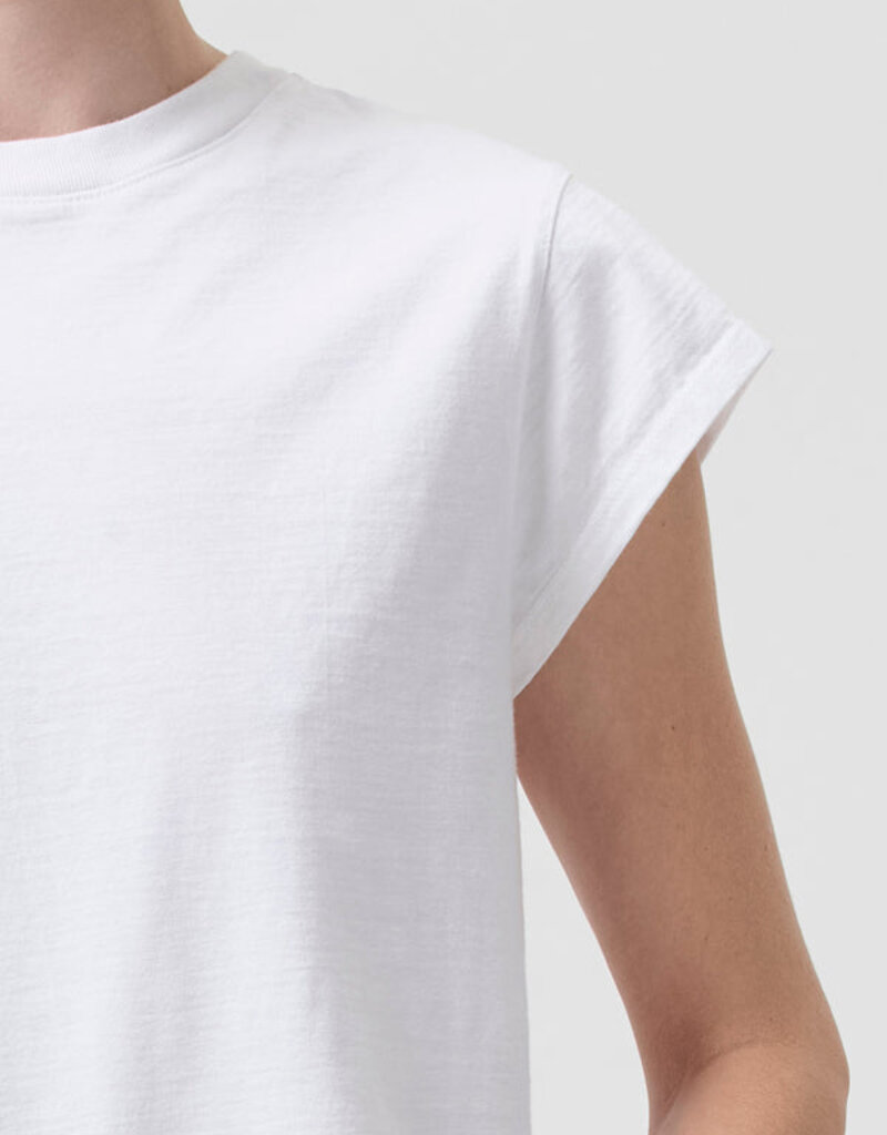 AGOLDE Bryce Tee - White