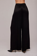 Bella Dahl Satin Front Pleated Wide Leg Pant