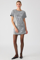 Sanctuary Perfect Sequin Tee - Micro Houndstooth