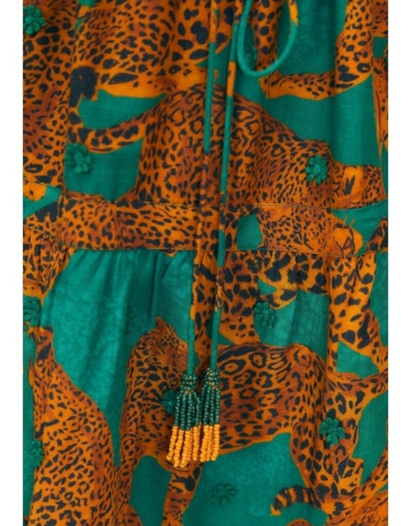 Farm Rio Artsy Leopards Mini Dress
