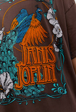 Daydreamer Janis Joplin Floral Peacock OS Tee