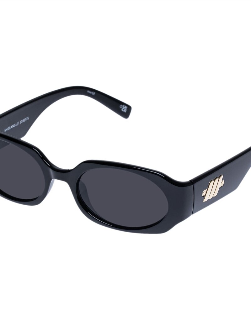 Le Specs Women's The Impeccable Alt Square Frame Black Sunglasses