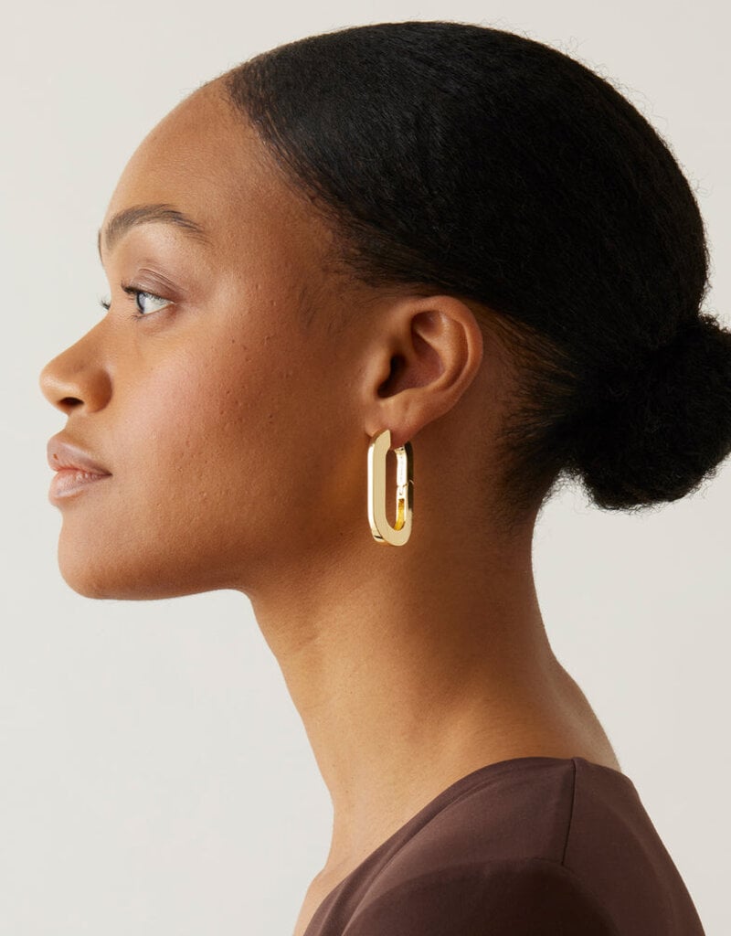 Jenny Bird Mega U-Link Earring - Gold