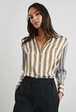 Rails Dorian Shirt - Bronze Mix Stripe