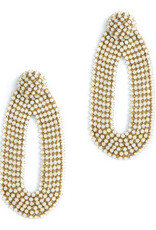 Deepa Gurnani Bianca Earring - Ivory