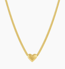 Gorjana Lou Heart Charm Necklace