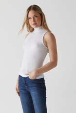 Michael Stars Lino Mock Neck Tank OS - Chalk