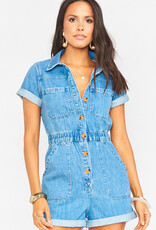 Show Me Your Mumu Cannon Romper - Ocean Spray