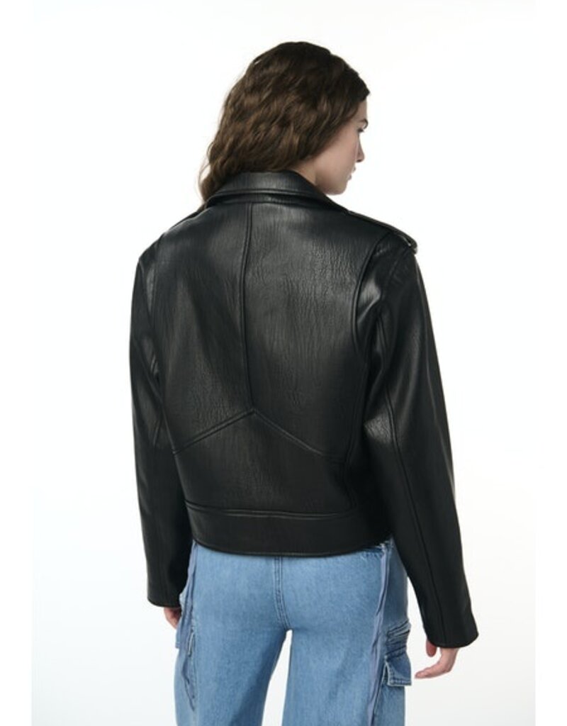 Blank NYC Faux Leather Moto Jacket - High Standard