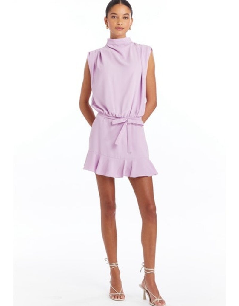 Amanda Uprichard Sharla Skort Romper - Electric Lilac