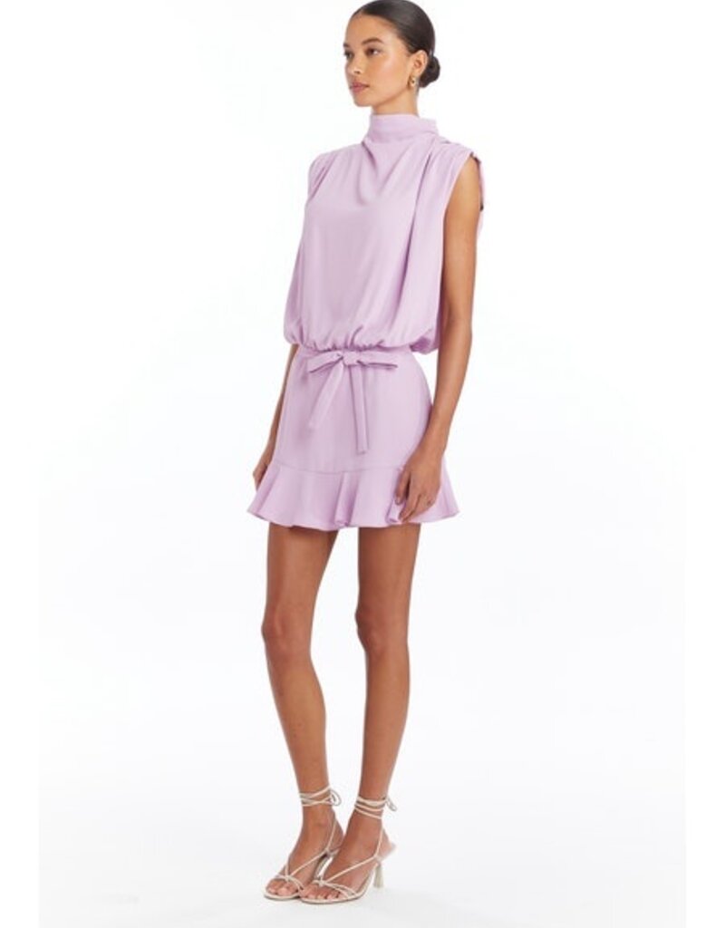 Amanda Uprichard Sharla Skort Romper - Electric Lilac