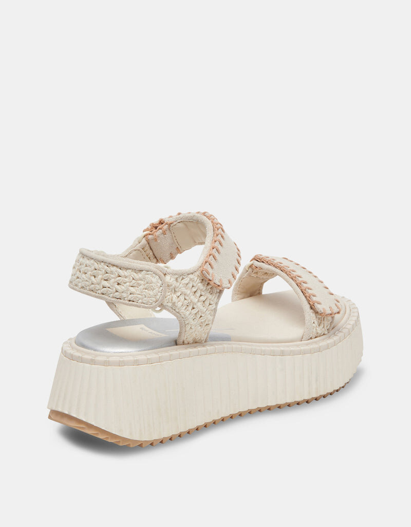 Dolce Vita Debra Sandal - Ivory Suede