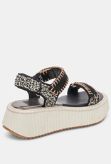 Dolce Vita Debra Sandal - Black/White Nubuck