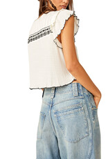 Free People Sarafina Top - Ivory Combo