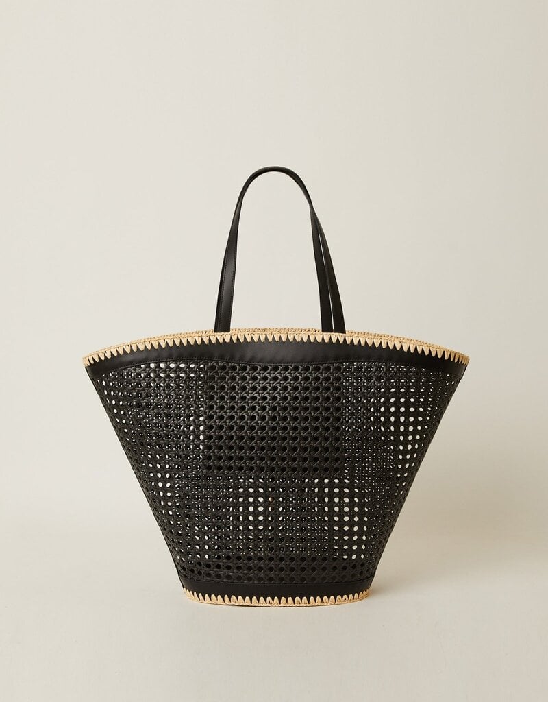 BTB Los Angeles Ellie Tote - Black/Natural