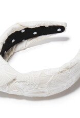 Lele Sadoughi Lace Knotted Headband - Ivory