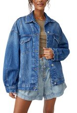 Free People All In Denim Jacket - Touch The Sky