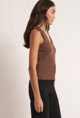 Z Supply Sirena Rib Tank - Whipped Mocha