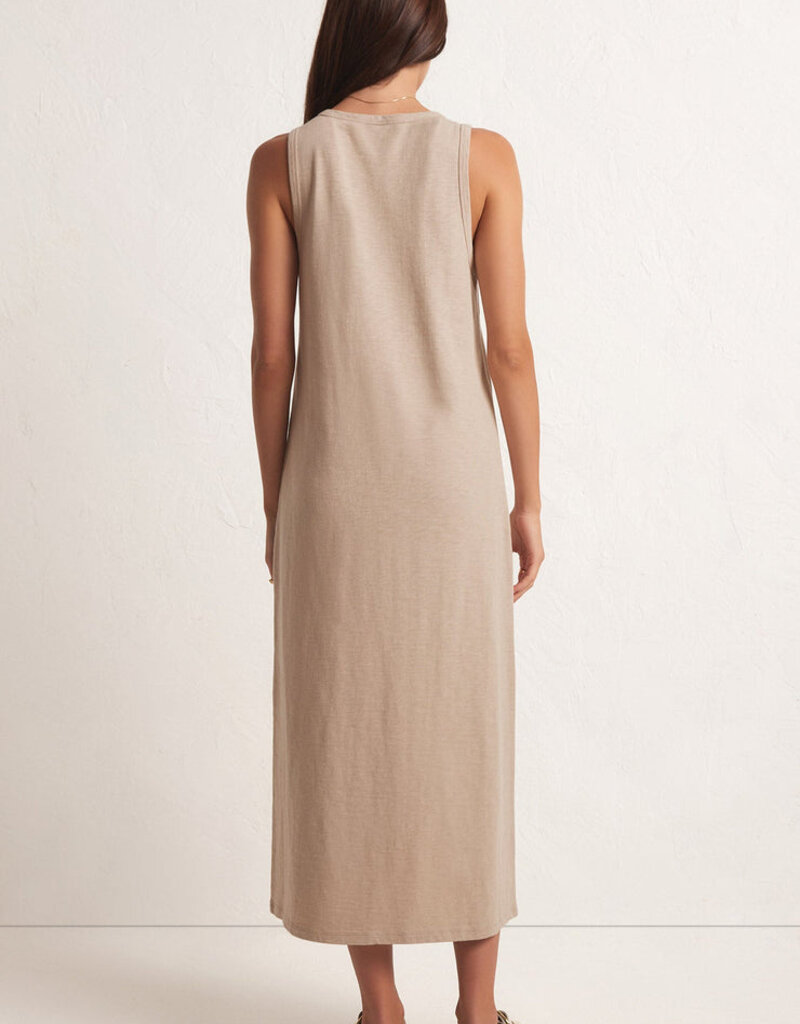 Z Supply Mystic Midi Dress - Putty