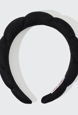 Kitsch Recycled Fabric Puffy Headband 1pc- Black