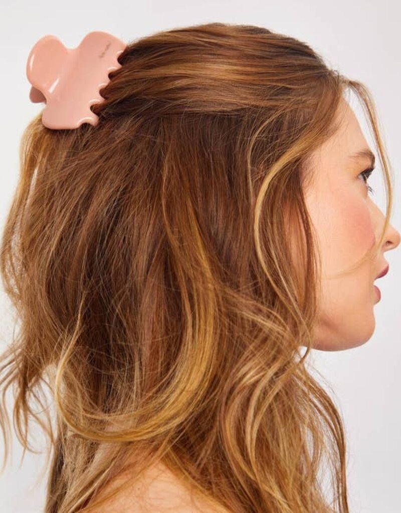 Kitsch Recycled Plastic Puffy Cloud Clip 1pc - Rosewood