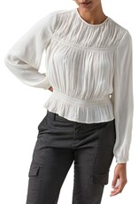 Sanctuary More Than Perfect Blouse - Chalk