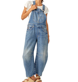 Free People We The Free Good Luck Barrel Overall - Ultra Light Beam