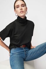 Nation Fable Turtleneck Tee - Jet Black